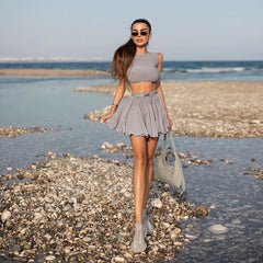 Santa Fe Co-ord-Grey