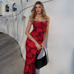 Frederick Maxi Dress - Red