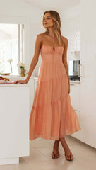 Miana Dress - Orange