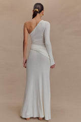 Cutout One Sleeve Maxi Dress