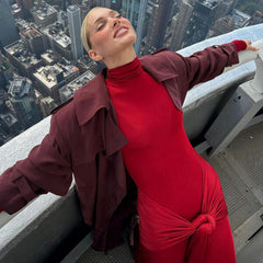 Roma Maxi Dress- Maroon