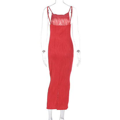 Blair Midi Dress - Red