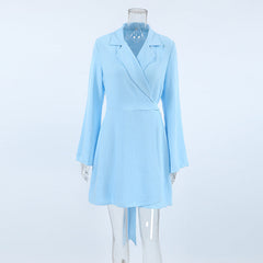 Karenina Dress - Blue