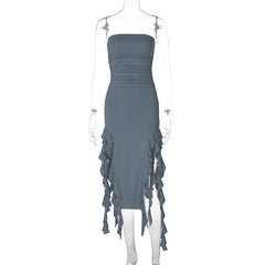 Aliza Mini Dress - Grey