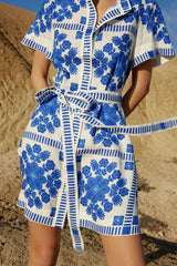 Ripley Mini Dress - Blue