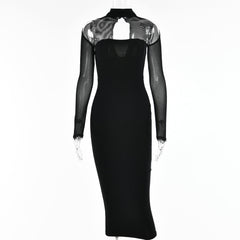 Gisela Bodycon Dress - Black