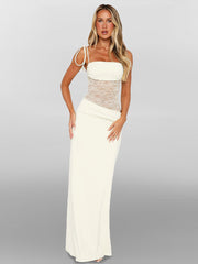 Stella Maxi Dress - Apricot