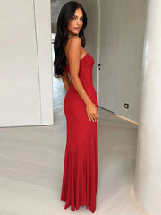 Jolene Maxi Dress - Red