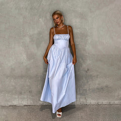 Alina Maxi Dress - Light Blue
