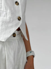 April Co-ord - White