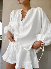 Cotton Candy Co-Ord - White