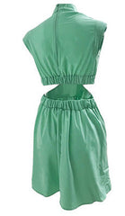 Glorina Mini Dress - Light Green