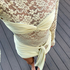 Waugh Mini Dress - Yellow