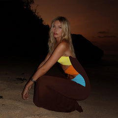 Jonjo Maxi Dress - Brown