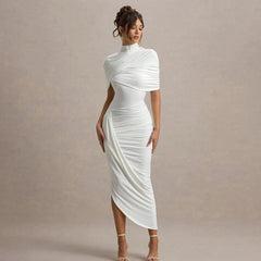 Deardorff Midi Dress - White