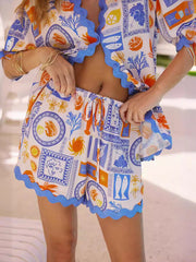 Beachside Breeze Co-ord - Blue