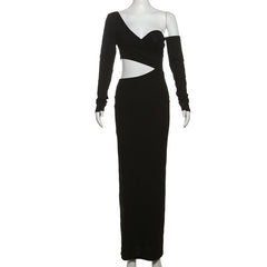 Midnight sky dress - Black