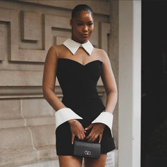 Bedelia Mini Dress - Black