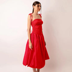 Katlene  Dress - Red