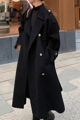 Oversized Double Breasted Christmas Outerwear