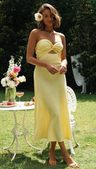 Calico Dress - Yellow