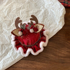 Christmas Plush Antler Cute Photo Festive Hair Accessory