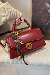 Red Square Mini Bag Handheld Shoulder Crossbody Bag