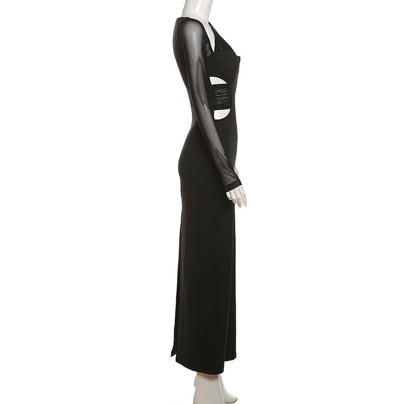 Davina Midi Dress - Black