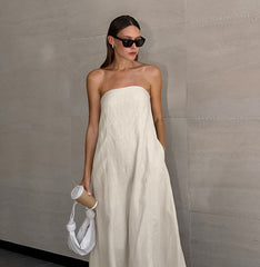 Martina Maxi Dress - Beige