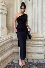 Sleeveless Split Midi Dress