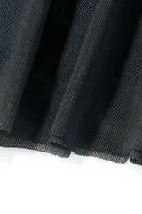 Sexy Y2K Off Shoulder Mesh Mini Dress