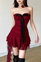 A-Line Asymmetric Party Dress