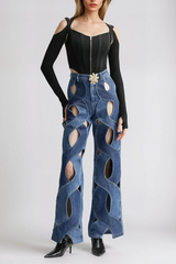 Abigail Hollow Denim Jeans