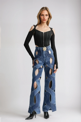 Abigail Hollow Denim Jeans