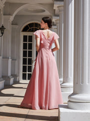 Solid Color Slim Dress Bridesmaid Dress