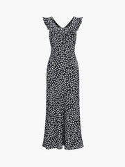 Daisy Floral Graceful Print Long Dress Floral Dresses