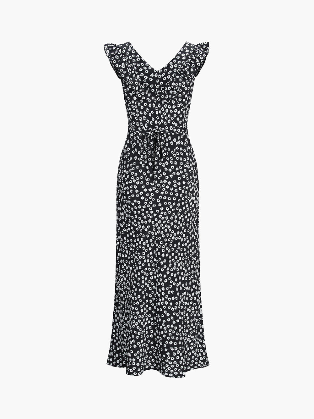Daisy Floral Graceful Print Long Dress Floral Dresses