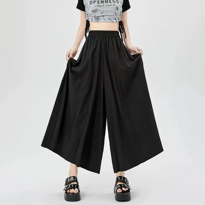 High Waisted Casual Loose Straight Fashion Autumn Winter Pants