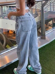 Light Wash Denim Boyfriend Jeans Boyfriend Jeans