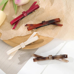 Acrylic Christmas Hair Accessory - Chic Plain Color Accessories-L