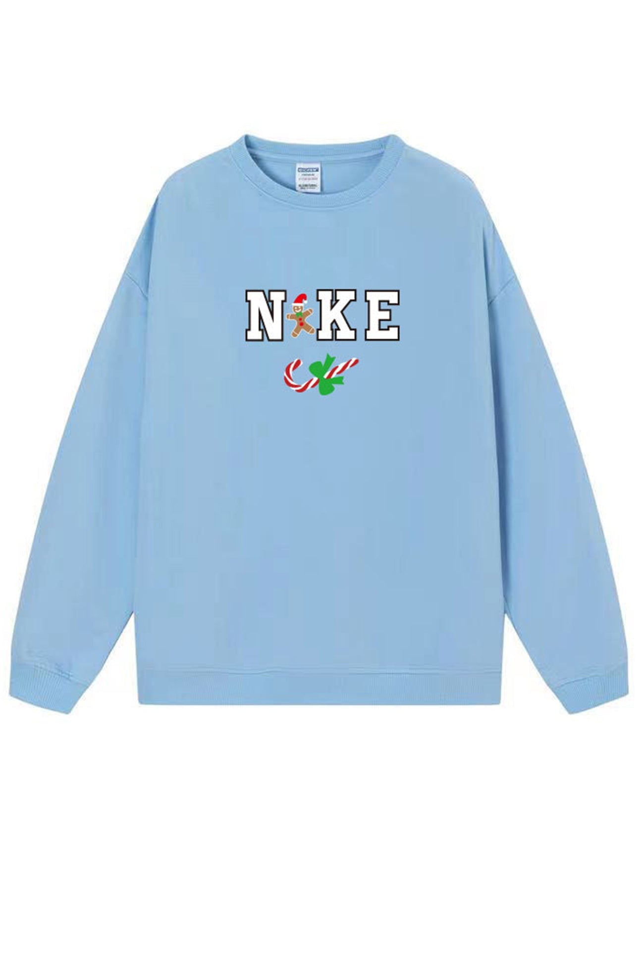 Christmas Letter Graphic Cotton Sweatshirt