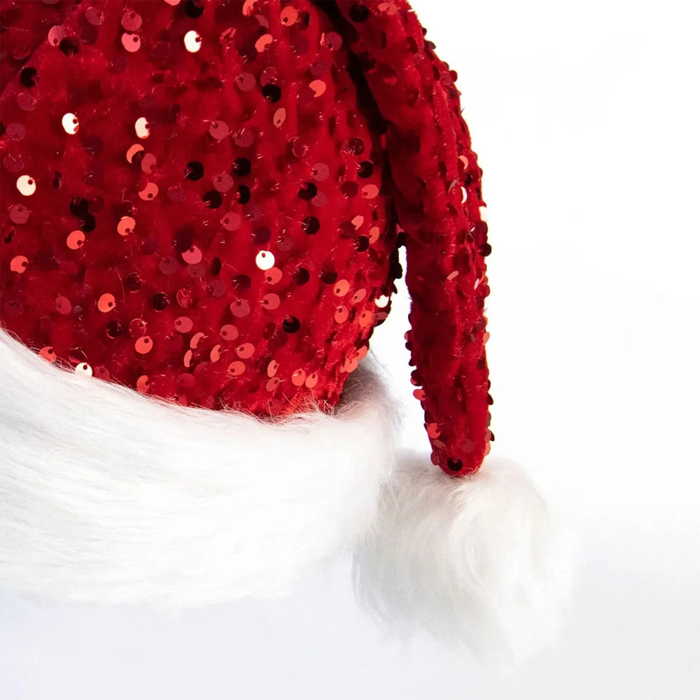 Double-Layer Sequin Sea Style Plush Christmas Decoration Hat Hat-L