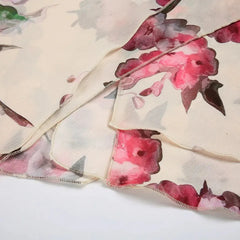 Cottagecore Floral Layered Midi Skirt