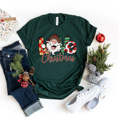 Fashion Love Santa Nostalgic Retro Farm Girl Casual Christmas Hoodie Green / S Hoodies-L