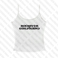 Gothic Emo Skull Graphic Print Crop Top