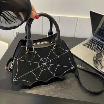 Halloween WingCreative Novelty Bat Leather Crossbody PU Fashion Women's Bag