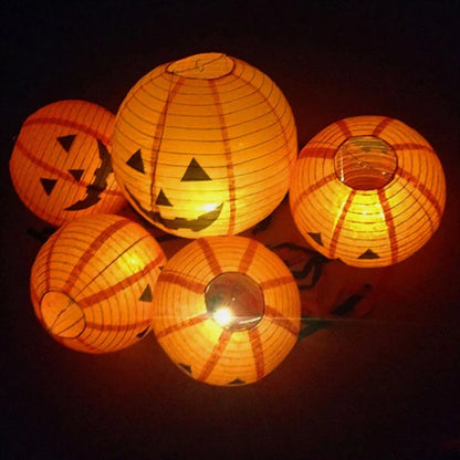 Spooky Pumpkin Lanterns with Lights Halloween Decorative Item