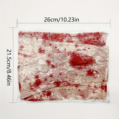 Blood Stained Gauze Warning Tape Halloween Decorative Item