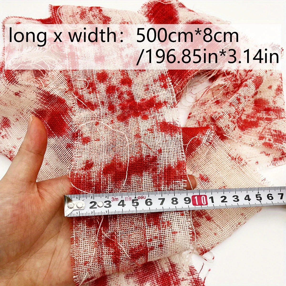 Blood Stained Gauze Warning Tape Halloween Decorative Item