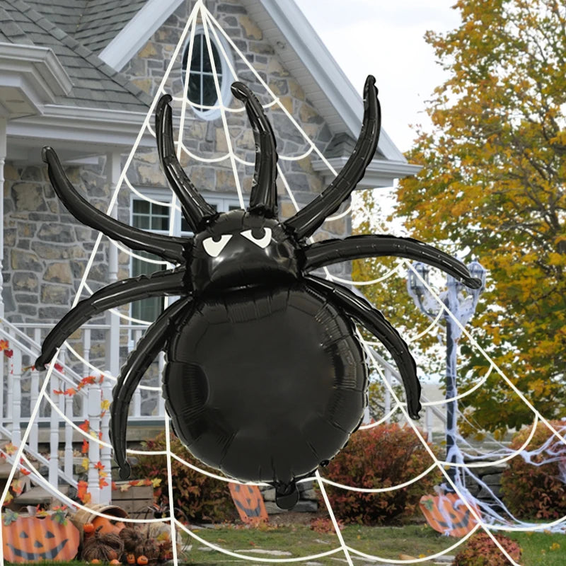 Large Spider Foil Balloons Halloween Decorative Item